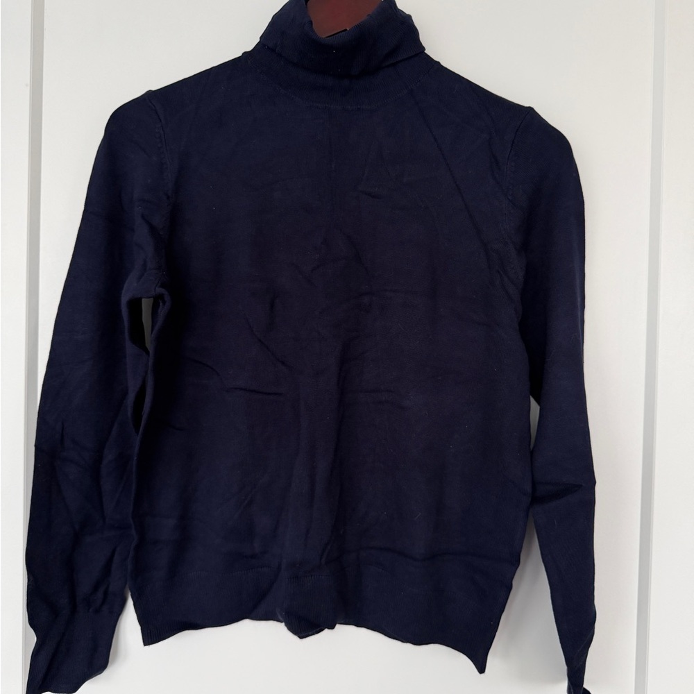 H&M Deep Blue Knit Turtleneck - Picture 2 of 4